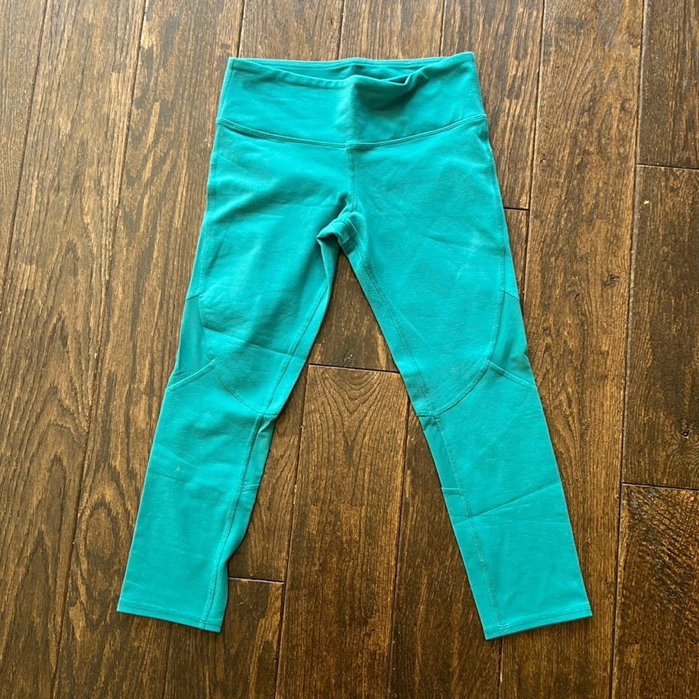 Alo crop leggings in blue size S